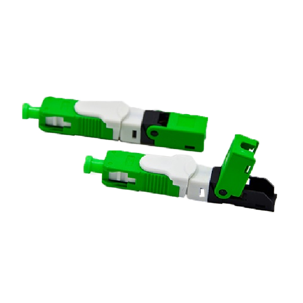 Drop cable snap-in SC-APC/UPC fiber fast connectors