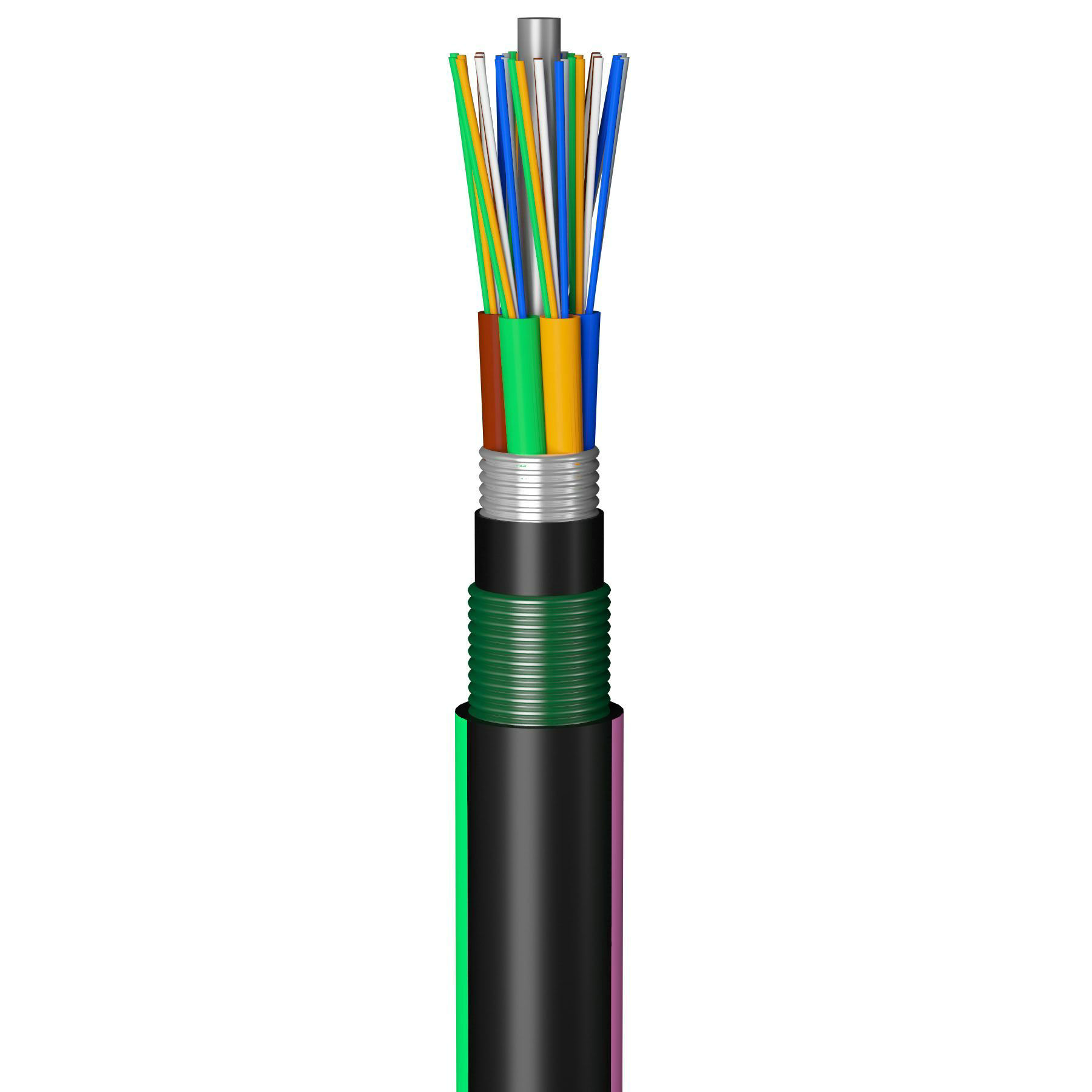 Outdoor fiber optic cable